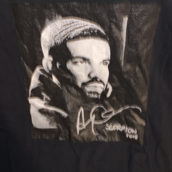 Drake Scorpion t shirt 2018 🦂 scorpion tour Degrassi - Picture 2 of 3